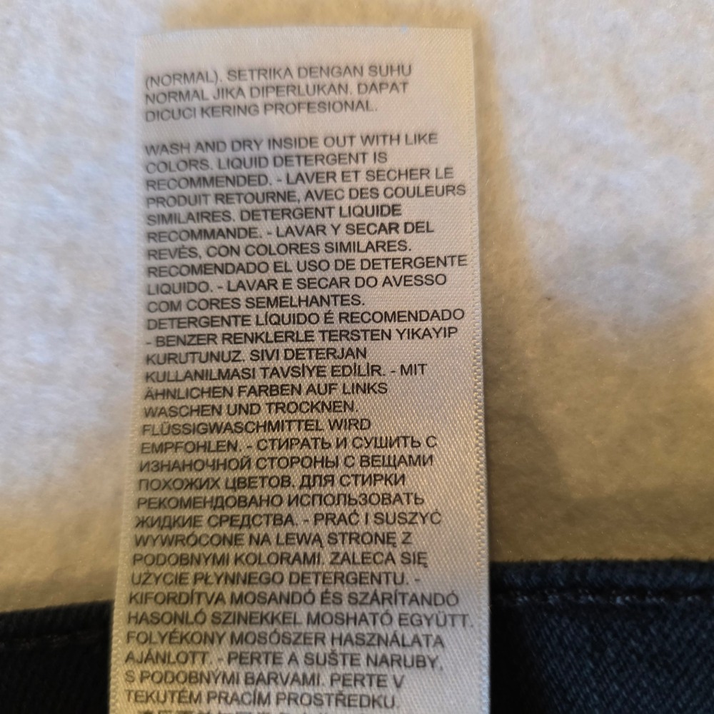 Levis 511 Slim Fit Black Denim Jeans Mens 42x32 04511-4406 - Picture 10 of 10
